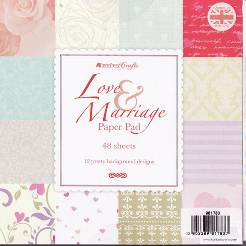 Love & Marriage Paper Pad 6 x 6
